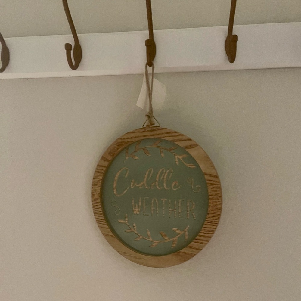 Hobby Lobby Cuddle Weather Sign